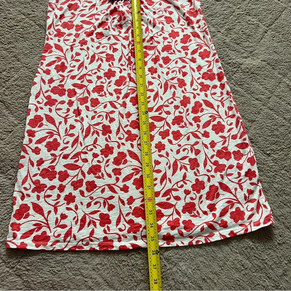 Boden Tarifa Floral Shift Jersey Cotton Preppy Beach Minimalist Dress Size 6 - Picture 7 of 7